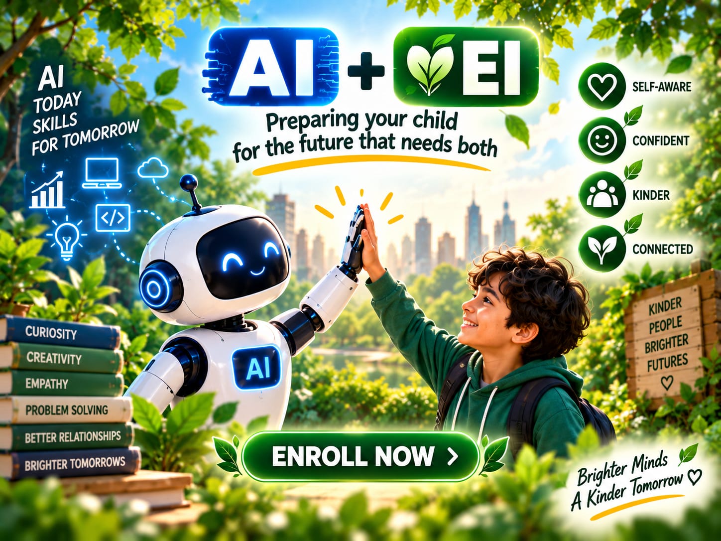 AI x EI — 4 week program for ages 12-17, with Chitra Vasvani and Kinjal Gala